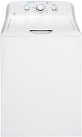 GE - 4.2 Cu. Ft. Top Load Washer with Precise Fill & Deep Rinse - White on White - Front_Zoom