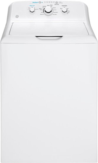 GE - 4.2 Cu. Ft. Top Load Washer with Precise Fill & Deep Rinse - White on white