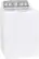 Angle. GE - 4.6 Cu. Ft. Top Load Washer - White On White/Silver.