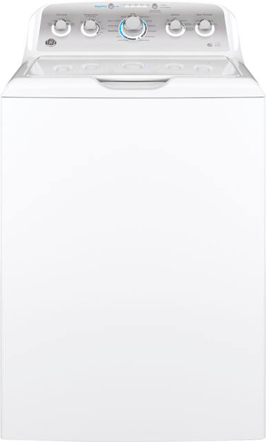 Ge 4 6 Cu Ft 13 Cycle Top Loading Washer White On White Silver Gtw500asnws Best Buy