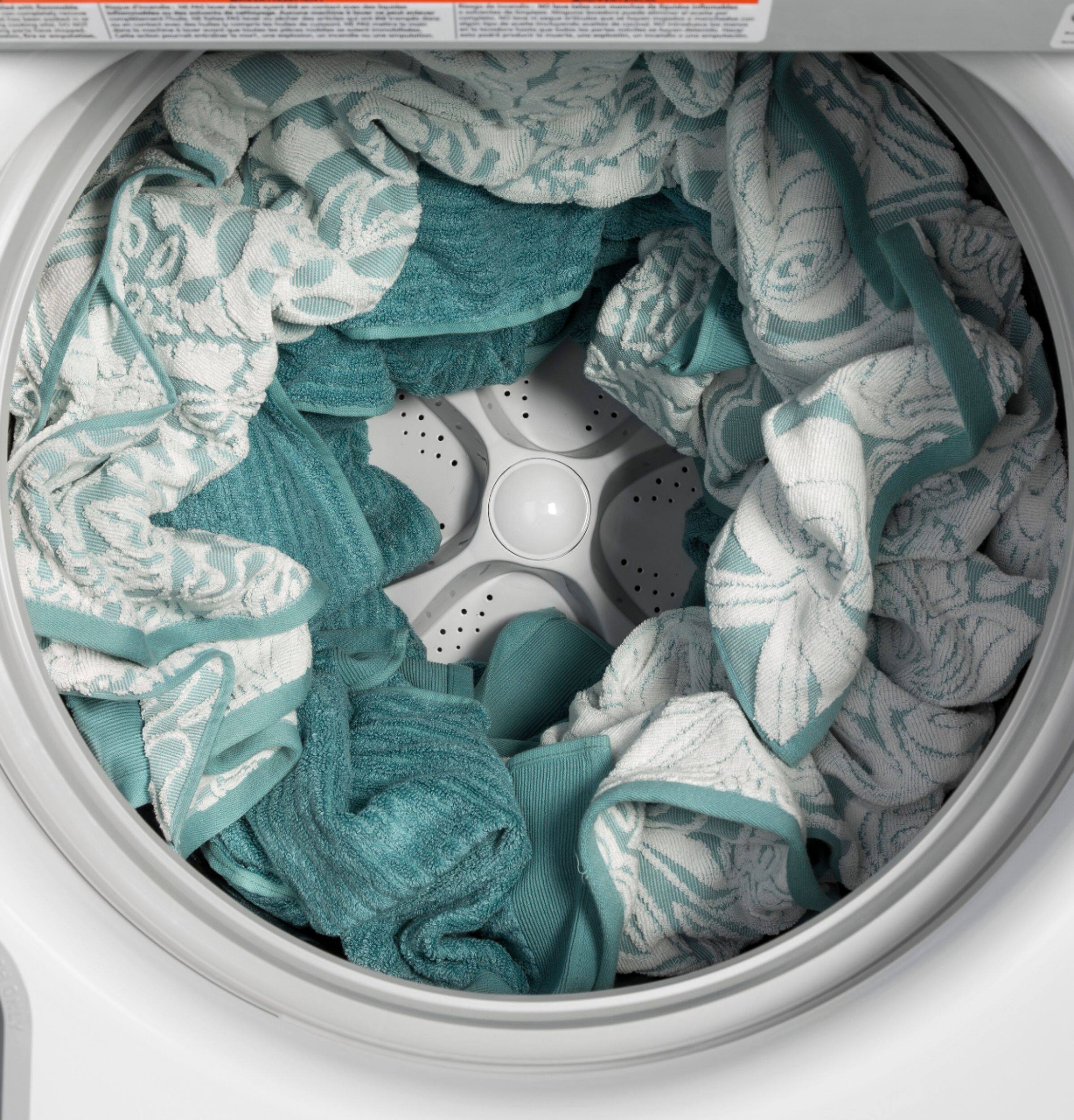 Alt View 11. GE - 4.6 Cu. Ft.  Top Load Washer - White on White/Silver.