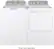 Alt View 13. GE - 4.6 Cu. Ft. Top Load Washer - White on White/Silver.
