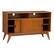 Alt View 11. Simpli Home - Draper Mid Century TV Cabinet for Most TVs Up to 60" - Teak Brown.