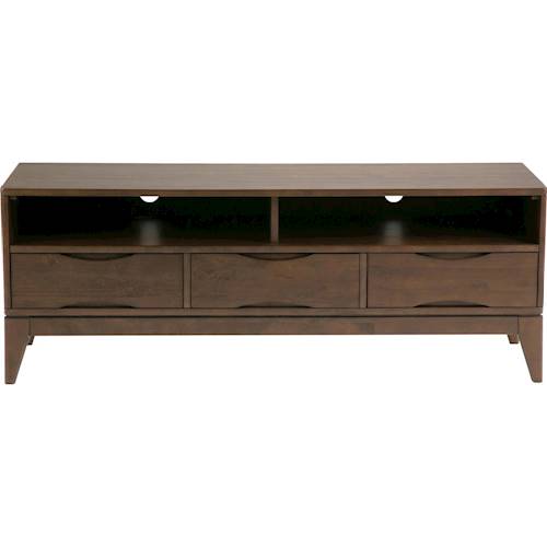 Simpli Home - Harper TV Cabinet for Most TVs Up to 66 - Walnut Brown was $504.99 now $353.99 (30.0% off)