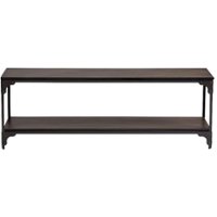 Simpli Home - Nantucket TV Stand for Most TVs Up to 60" - Walnut Brown - Front_Zoom