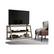 Alt View Zoom 13. Simpli Home - Sawhorse TV Stand for Most TVs Up to 53" - Distressed Gray.