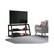 Alt View Zoom 13. Simpli Home - Sawhorse TV Stand for Most TVs Up to 53" - Dark Chestnut Brown.