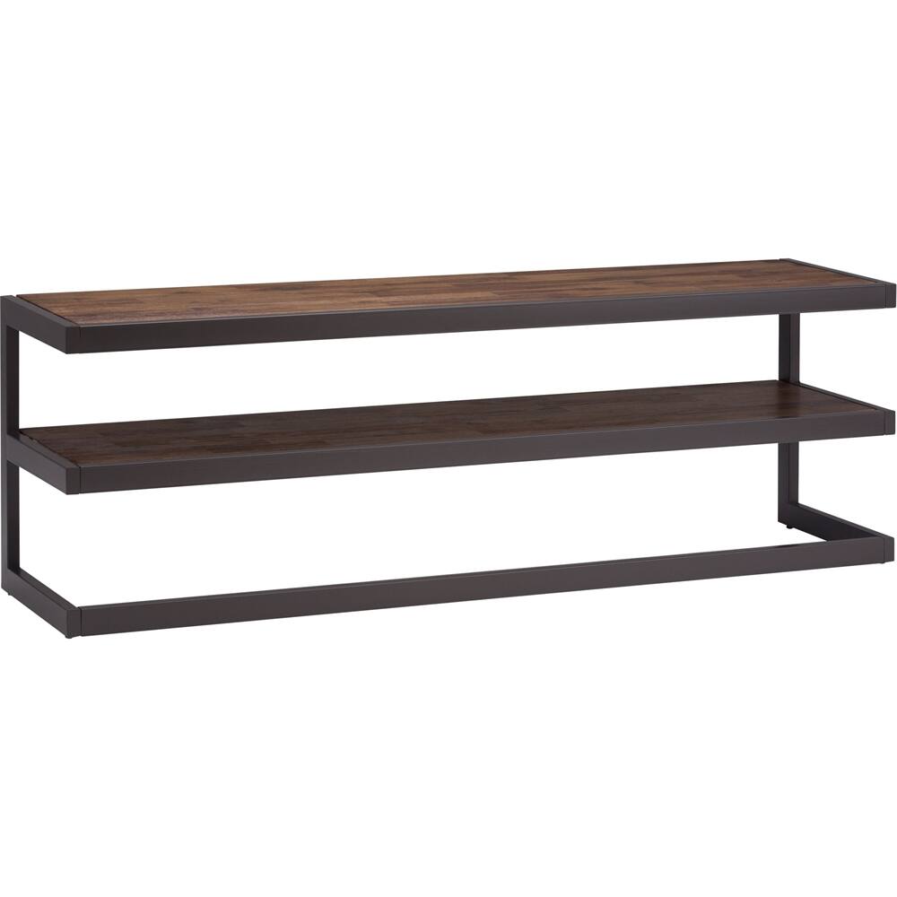 Front. Simpli Home - Erina TV Stand - Rustic Natural Aged Brown.