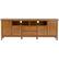 Front. Simpli Home - Warm Shaker TV Cabinet for Most TVs Up to 80" - Honey Brown.