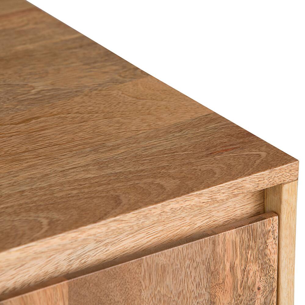 Alt View 15. Simpli Home - Hunter Solid Mango Wood 60 inch Wide Industrial TV Media Stand For TVs up to 65 inches - Natural.