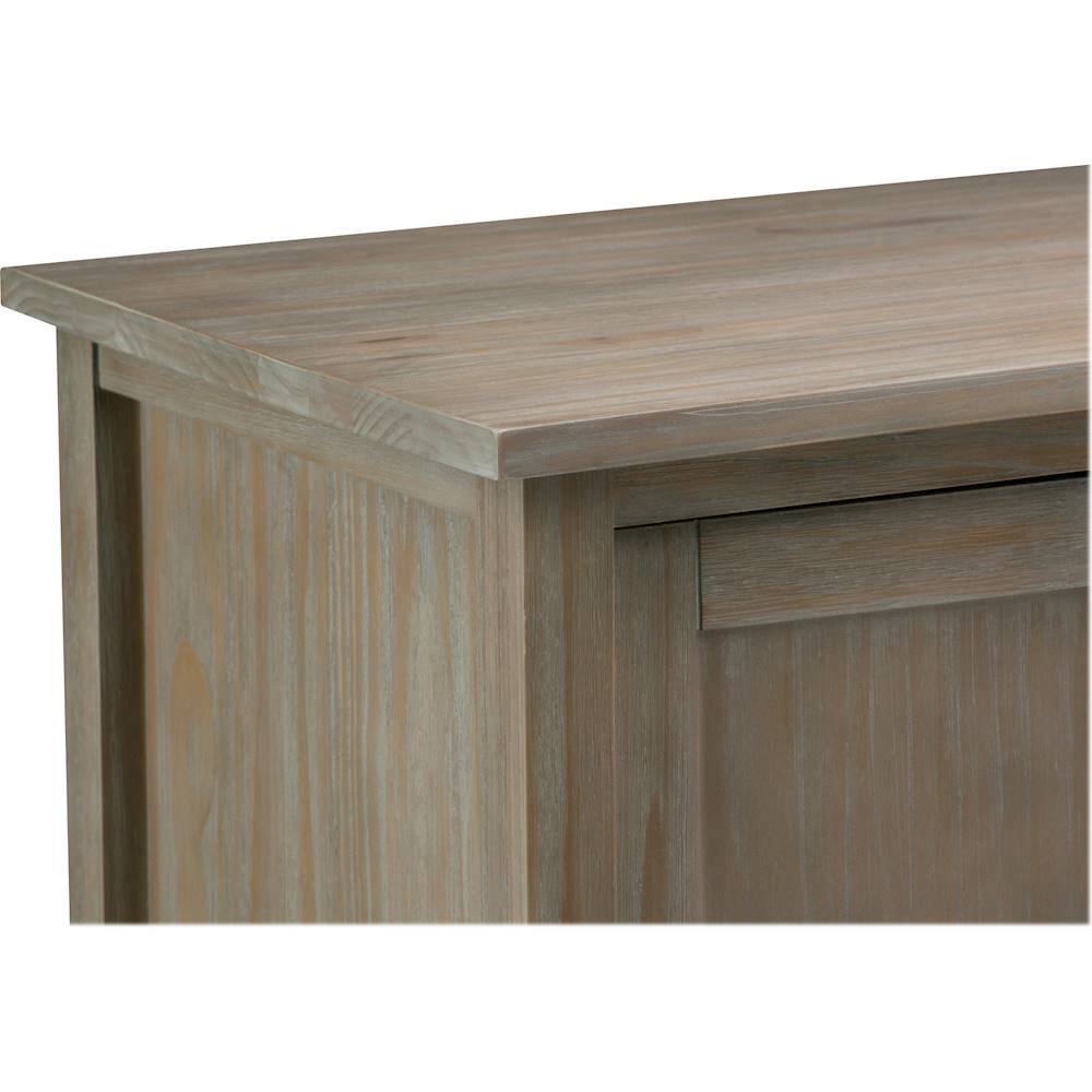 Alt View 13. Simpli Home - Warm Shaker SOLID WOOD 47 inch Wide Transitional TV Media Stand in Distressed Grey For TVs up to 50 inches - Distressed Gray.