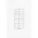 Alt View 13. INSTEON - 8-Button Dimmer Keypad - White.