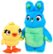 Front Zoom. Toy Story 4 - Ducky Bunny Scented Friendship Plush Set.
