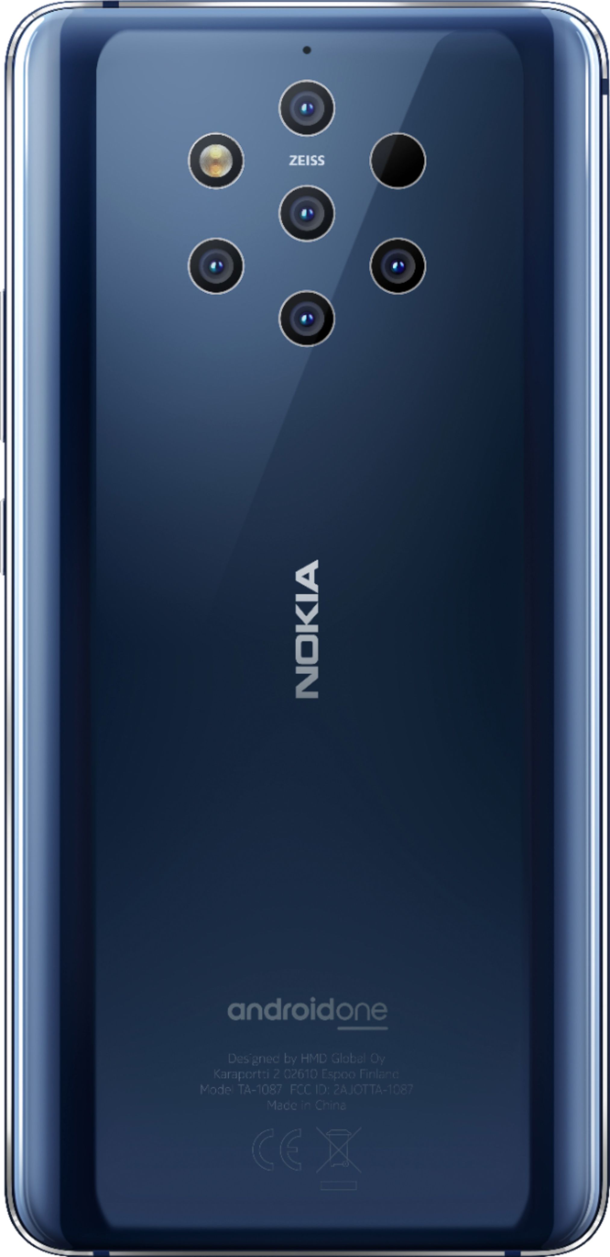 Best Buy Nokia 9 Pureview With 128gb Memory Cell Phone Unlocked Midnight Blue Ta 1082 Blue