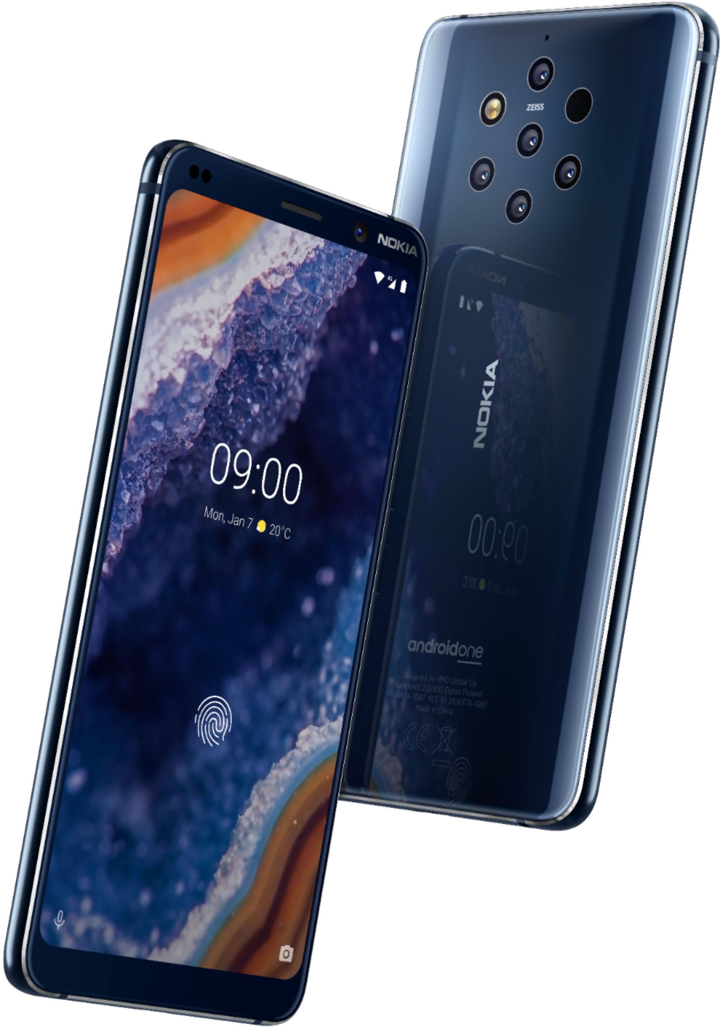 Nokia 9 Pureview With 128gb Memory Cell Phone Unlocked Midnight