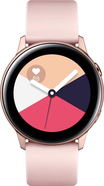samsung galaxy watch active smartwatch 40mm aluminum rose gold