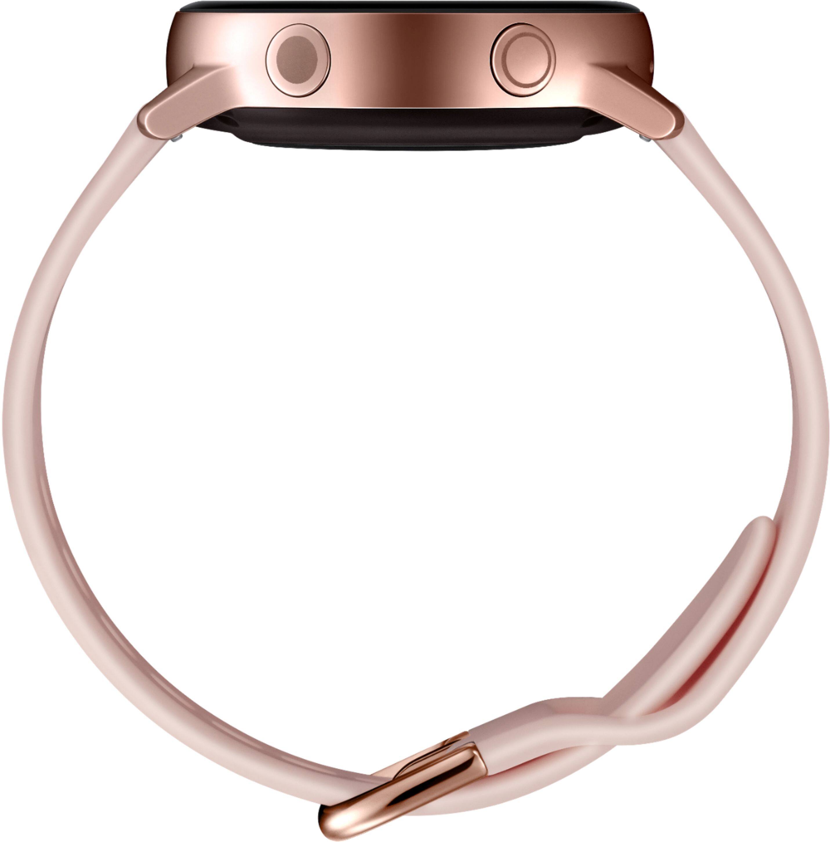 Alt View 2. Samsung - Galaxy Watch Active Smartwatch 40mm Aluminum - Rose Gold.