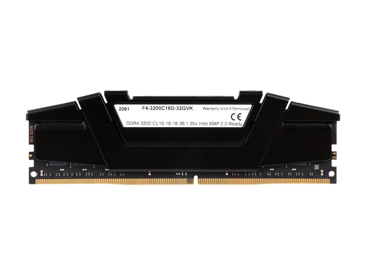 G.SKILL Ripjaws V Series 16GB 288 Pin PC RAM DDR4 3200 (PC4 25600