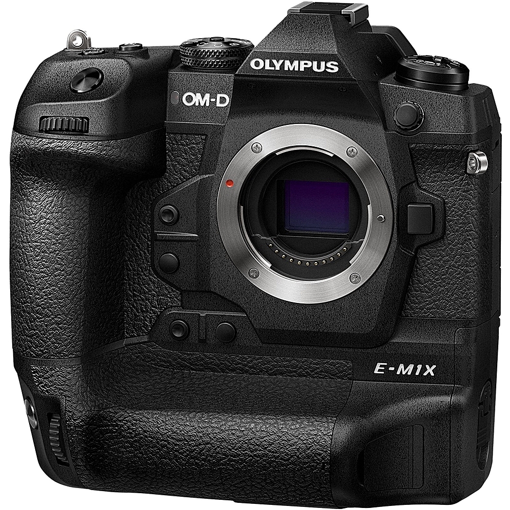 Angle View: Olympus - OM-D E-M1X Mirrorless Camera (Body Only) - Black