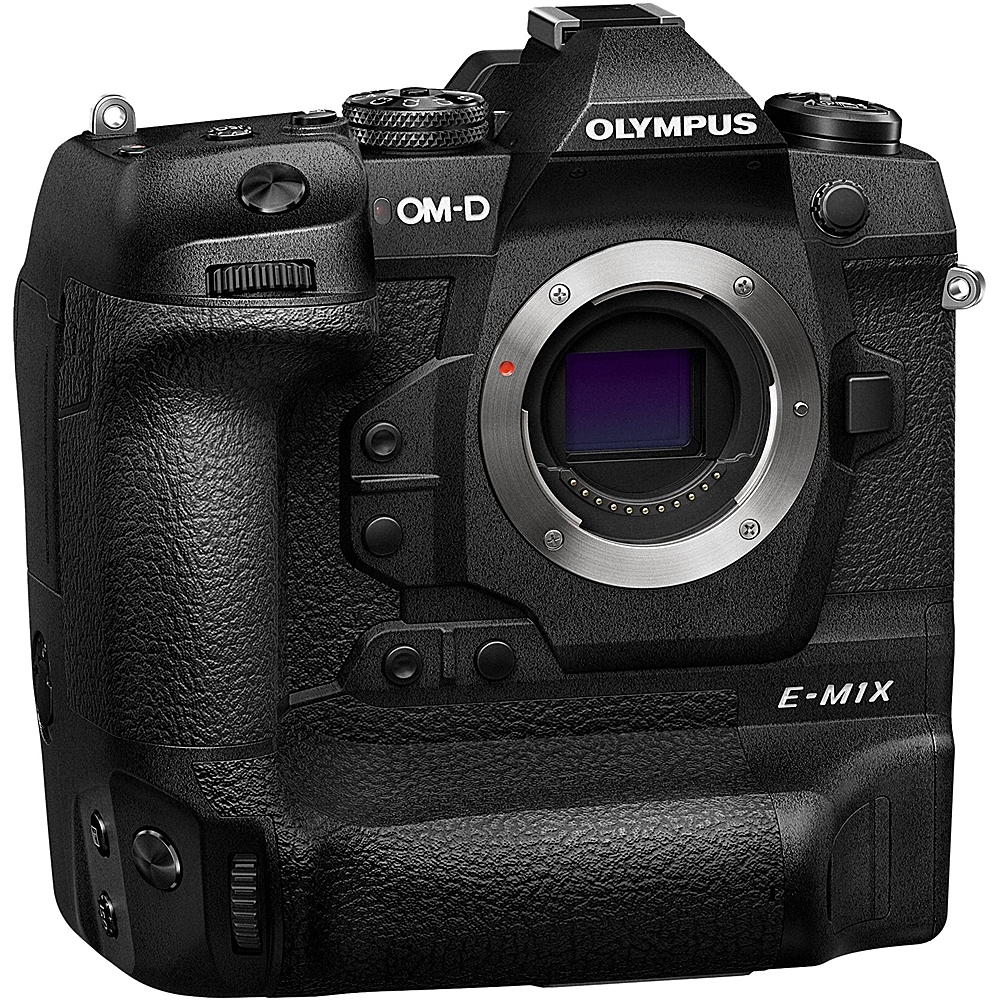 Left View: Olympus - OM-D E-M1X Mirrorless Camera (Body Only) - Black