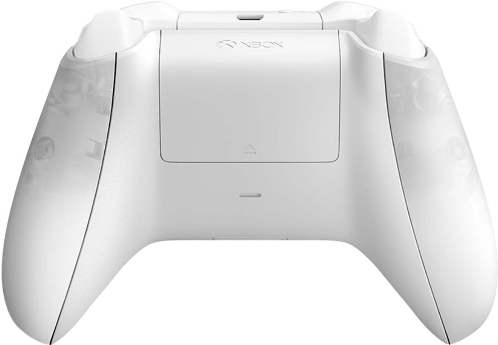 Back. Microsoft - Wireless Controller for Xbox One and Windows 10 - Phantom White Special Edition.