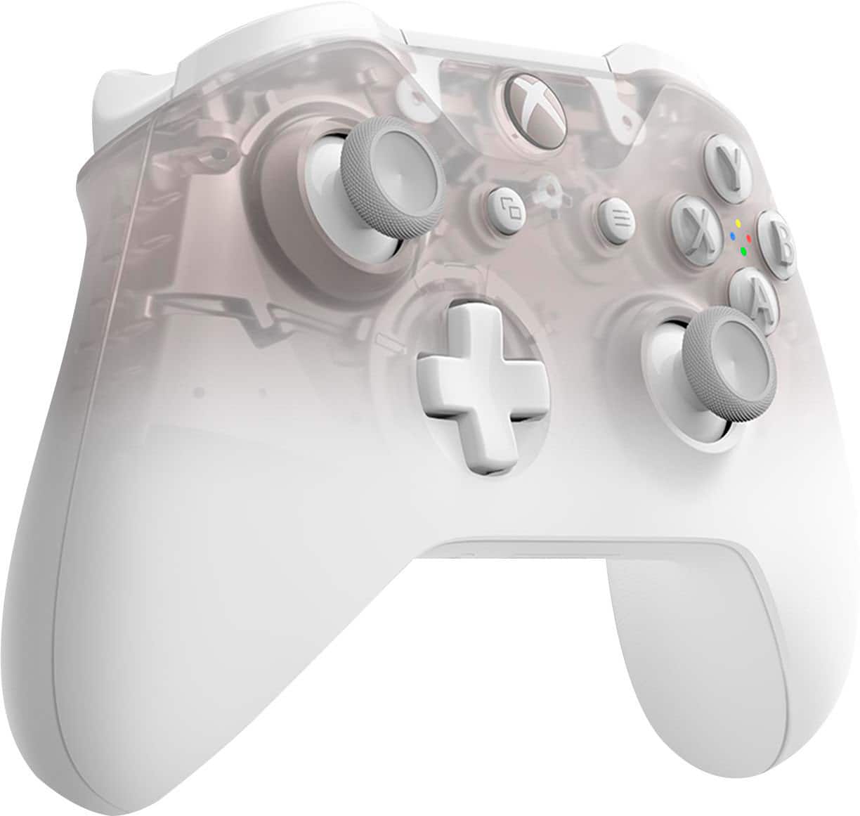 Angle. Microsoft - Wireless Controller for Xbox One and Windows 10 - Phantom White Special Edition.