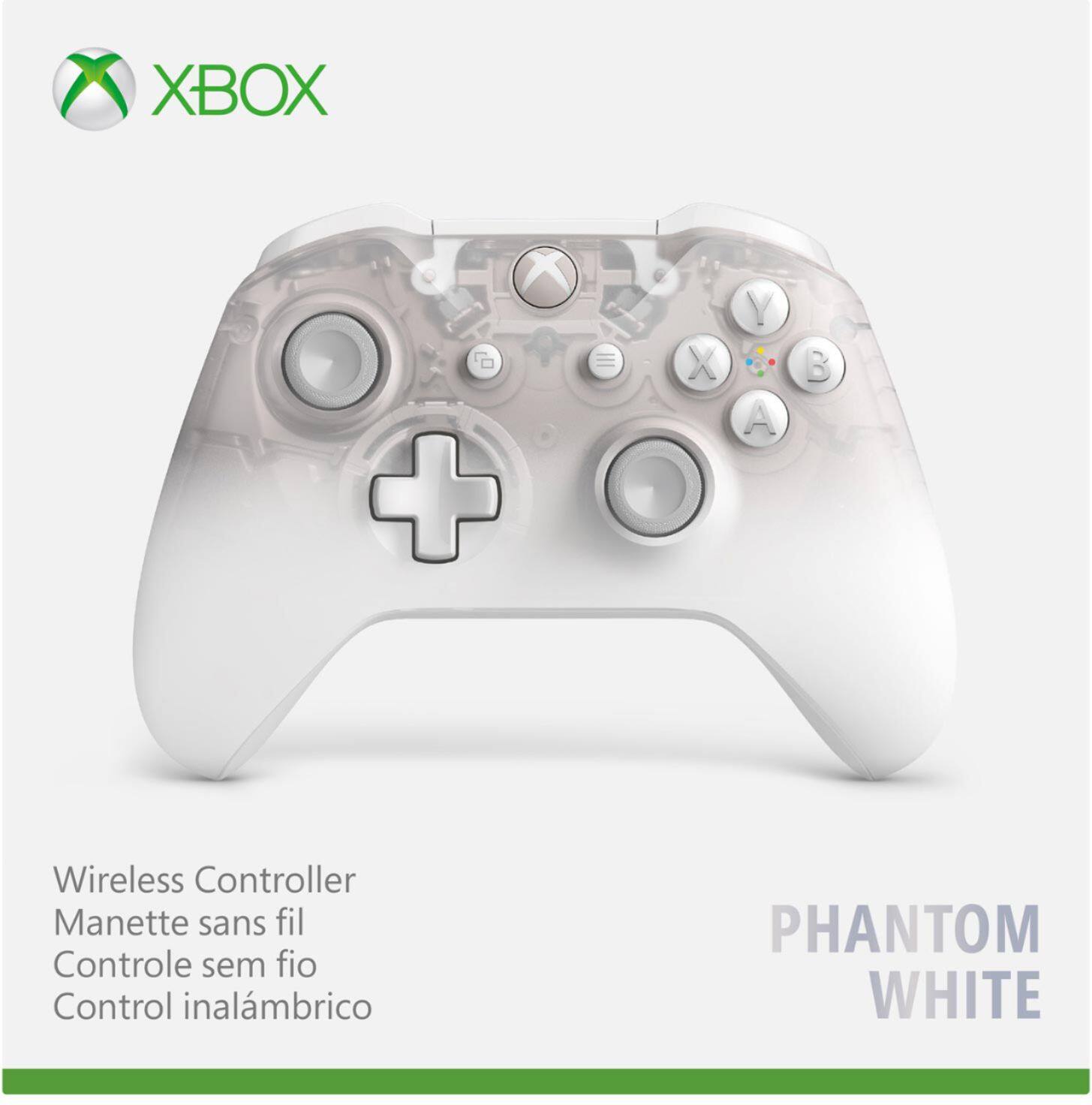 Alt View 11. Microsoft - Wireless Controller for Xbox One and Windows 10 - Phantom White Special Edition.