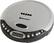 Left. ION Audio - Air Portable CD Player with Bluetooth - Gray With Black.