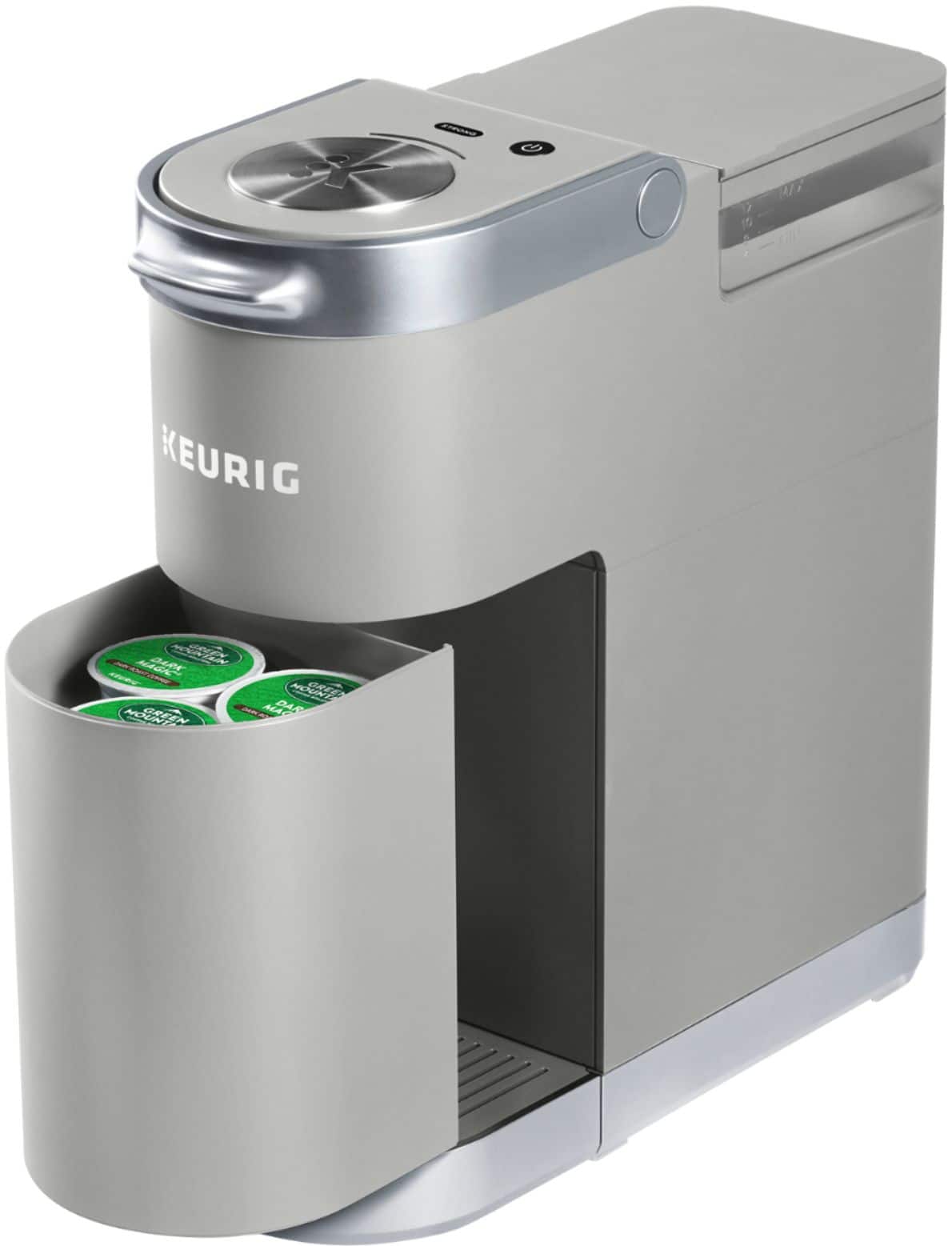 Alt View 13. Keurig - K-Mini Plus Single Serve K-Cup Pod Coffee Maker - Studio Gray.