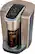 Left. Keurig - K-Elite Single-Serve K-Cup Pod Coffee Maker - Brushed Gold.