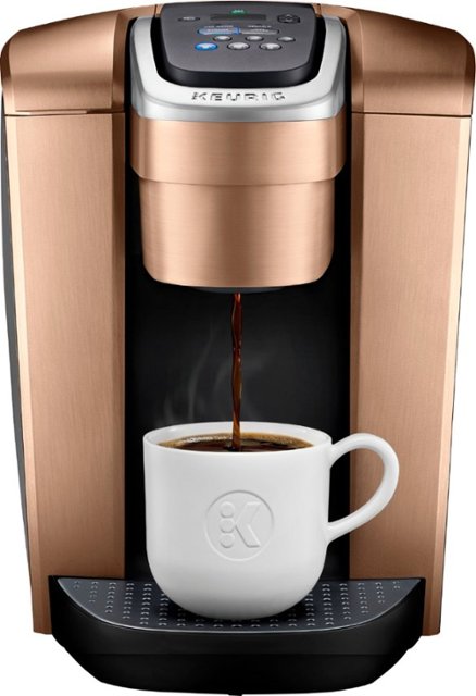 Front Zoom. Keurig - K-Elite Single-Serve K-Cup Pod Coffee Maker - Brushed Copper.