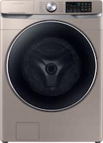 Samsung - 4.5 Cu. Ft. 12-Cycle Front-Loading Washer with Steam - Champagne - Front_Standard