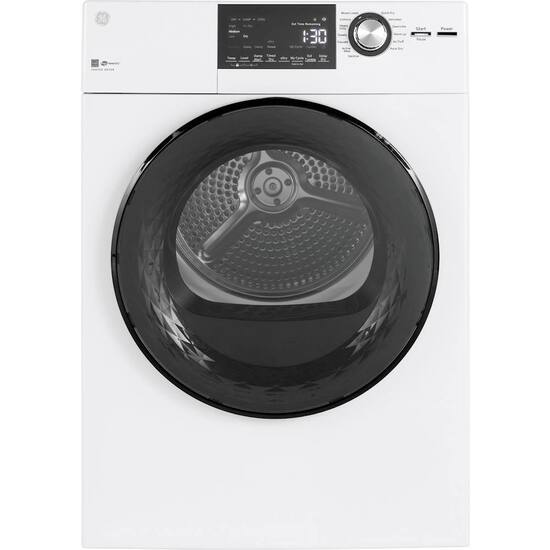 cadeninc 1.3 Cu. ft. Ventless Front Load Electric Tumble Cloth Dryer in Gray with Digital Touch Panel, Glass Door, Grey