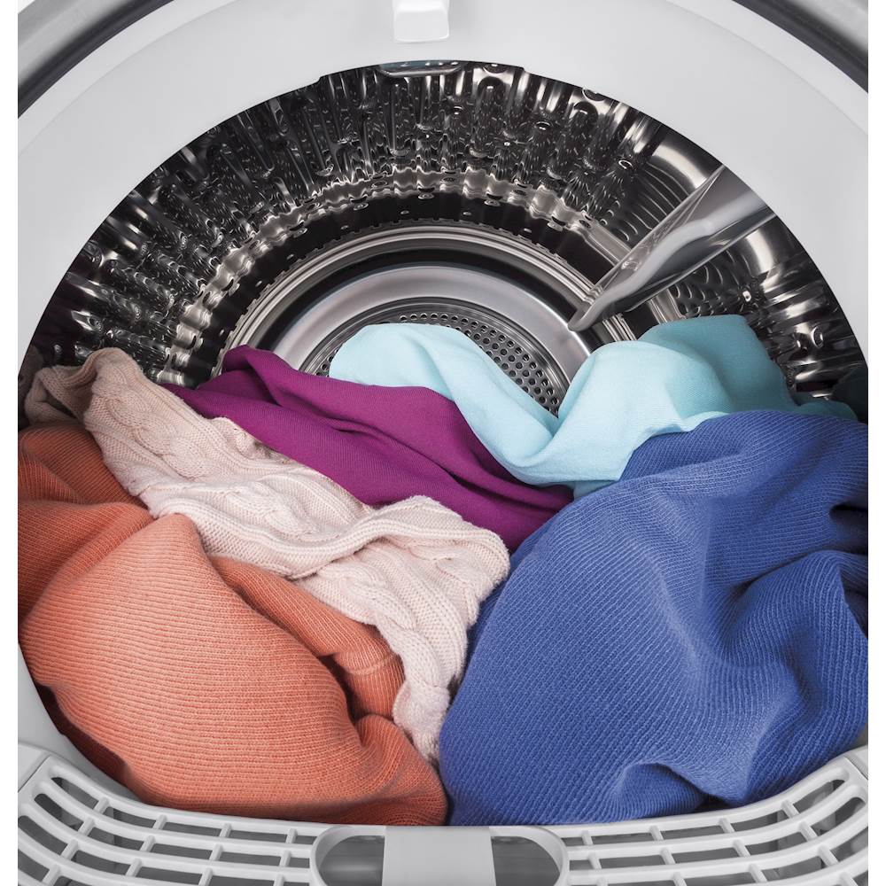 GE 3.6-cu ft Stackable Electric Dryer (White) in the Electric Dryers