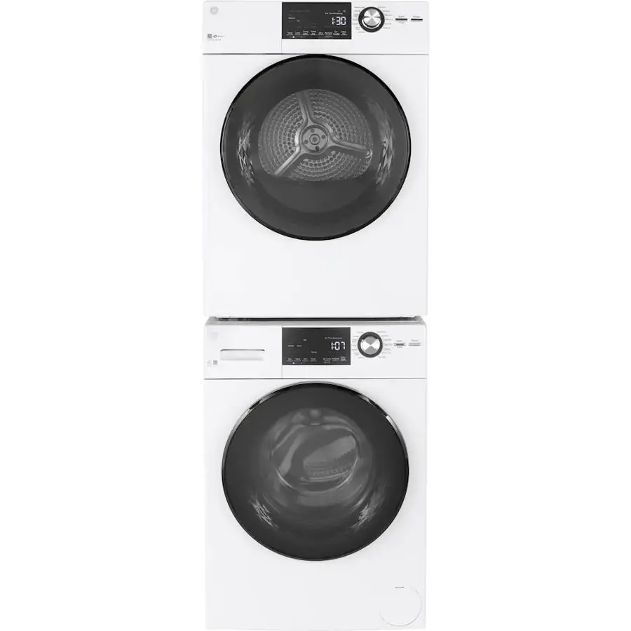 Alt View 15. GE - 4.3 Cu. Ft. 14-Cycle Electric Dryer - White.