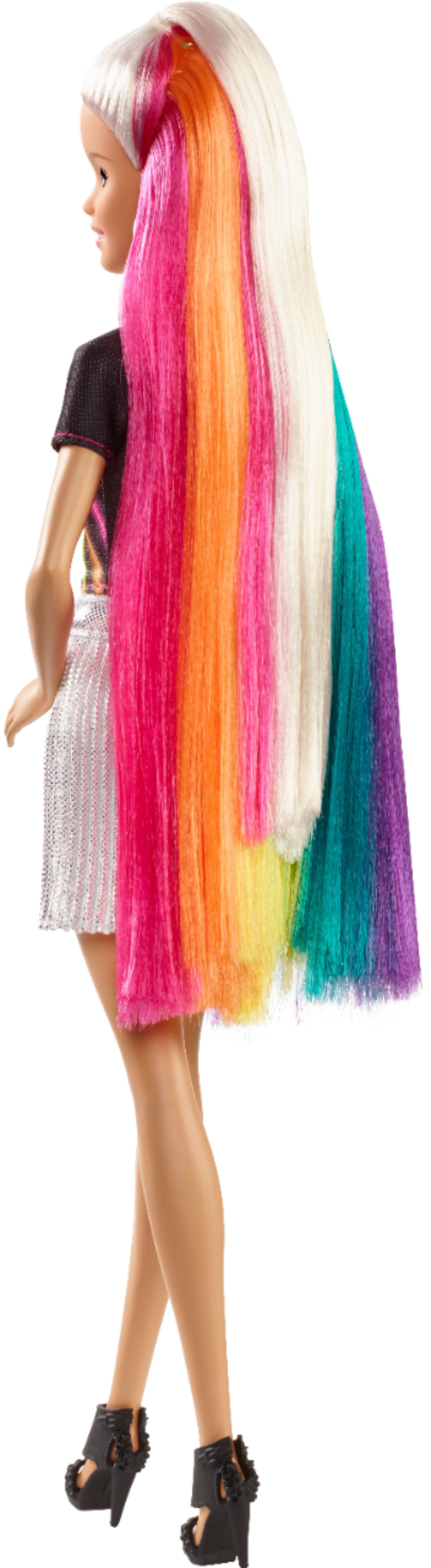 barbie with sparkly hair