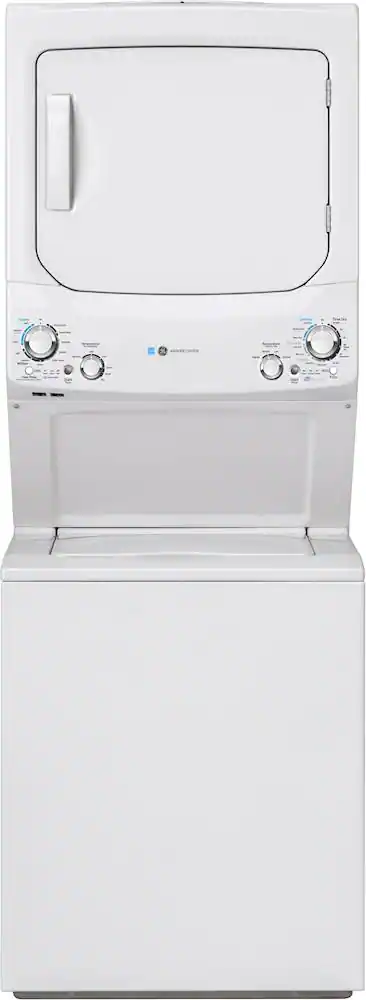 GE - 3.9 Cu. Ft. Top Load Washer and 5.9 Cu.Ft Gas Dryer Laundry Center with ENERGY STAR - White