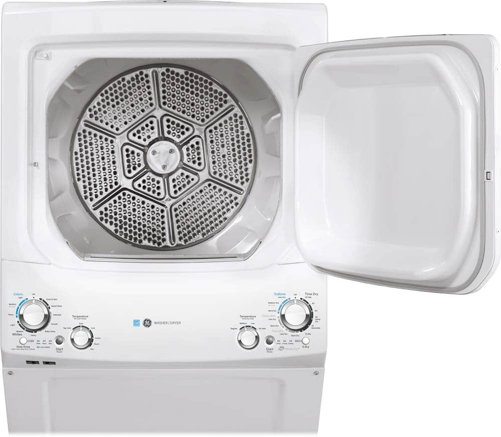 Alt View 12. GE - 3.9 Cu. Ft. Top Load Washer and 5.9 Cu.Ft Gas Dryer Laundry Center - White.