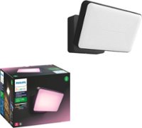 Philips - Hue Discover Outdoor Floodlight - White and Color Ambiance - Front_Zoom