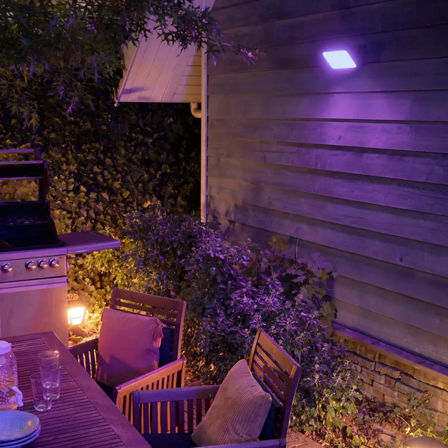 Alt View 13. Philips - Hue Discover Outdoor Floodlight - White and Color Ambiance.
