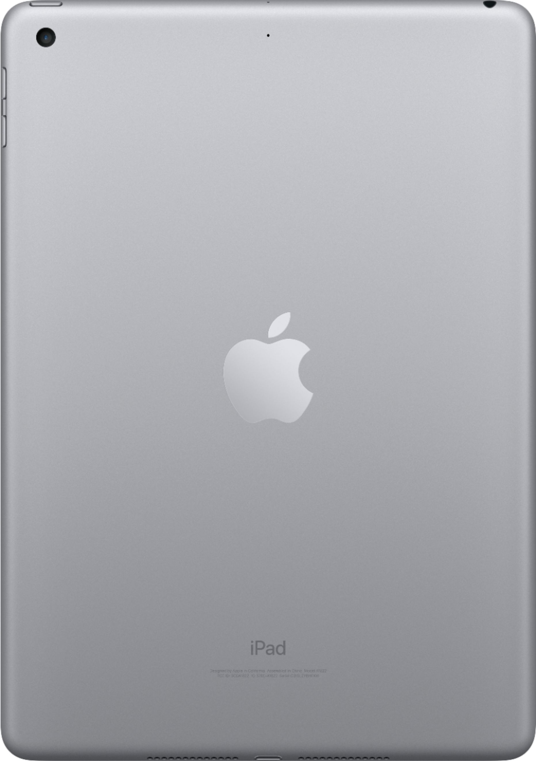 Back View: Apple - 11-Inch iPad Pro (Latest Model) with Wi-Fi + Cellular - 2TB (Unlocked) - Space Gray