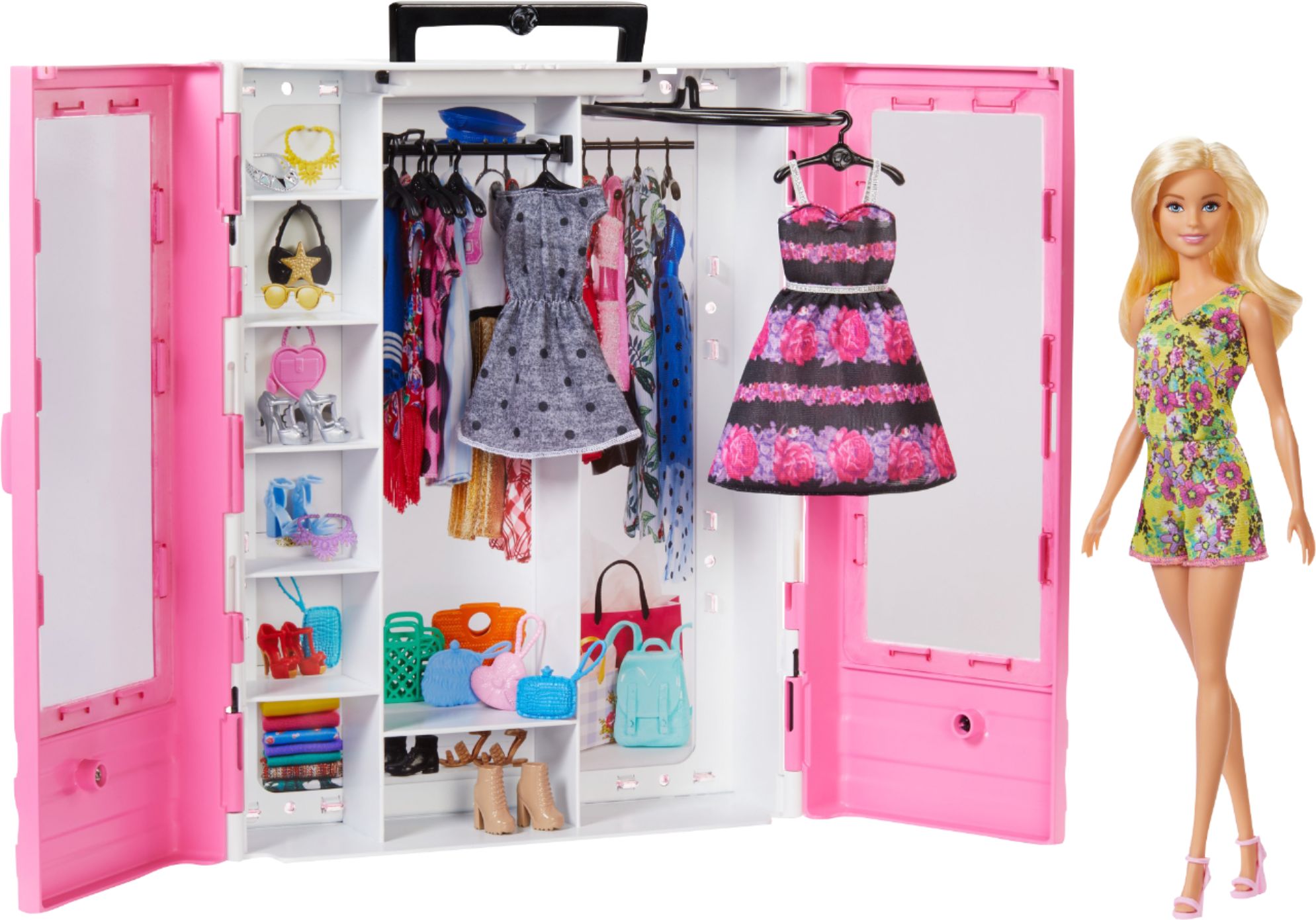 Verlichten Sjah radium Barbie Fashionistas Ultimate Closet Doll and Accessory Pink GBK12 - Best Buy