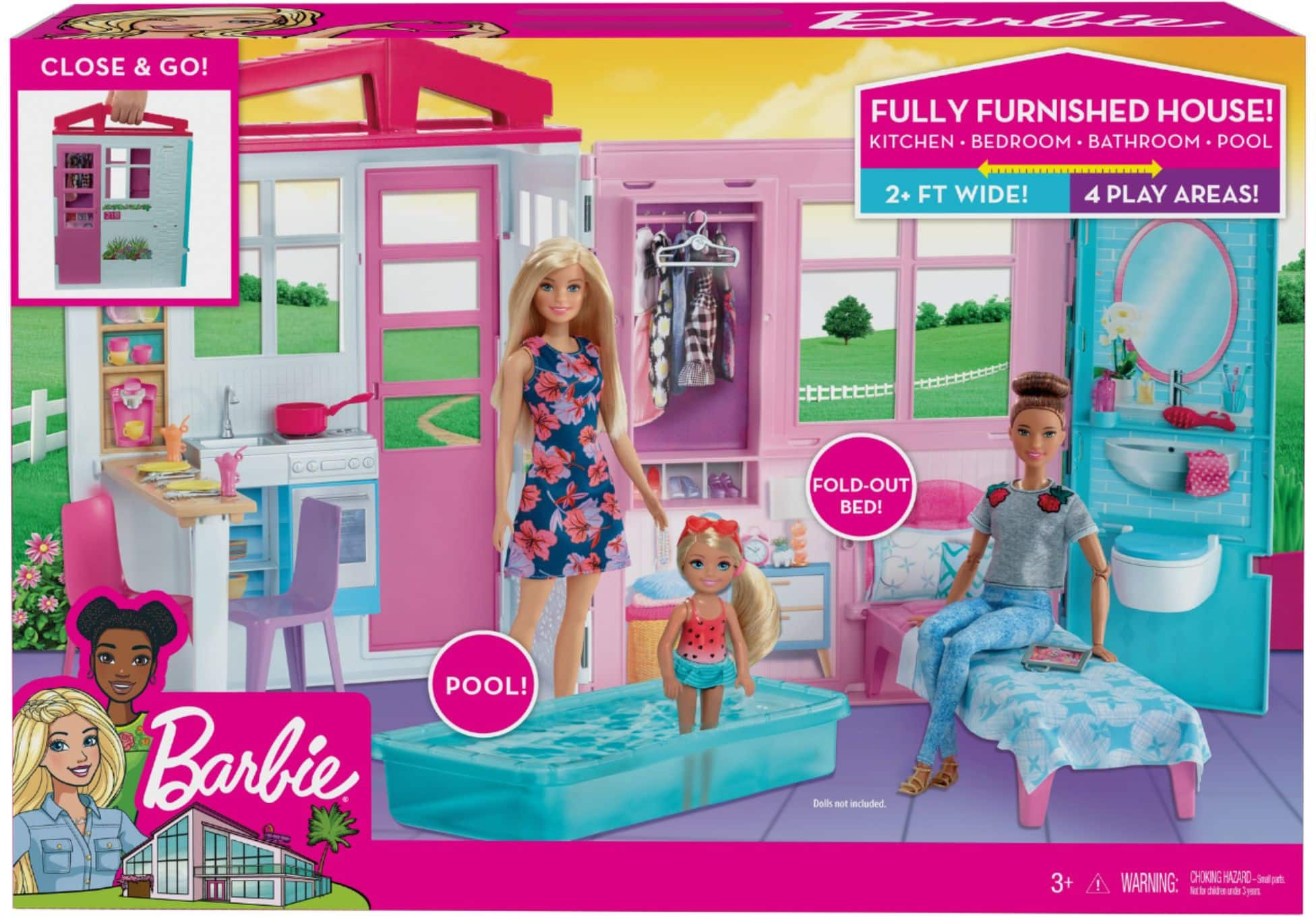 a barbie doll house