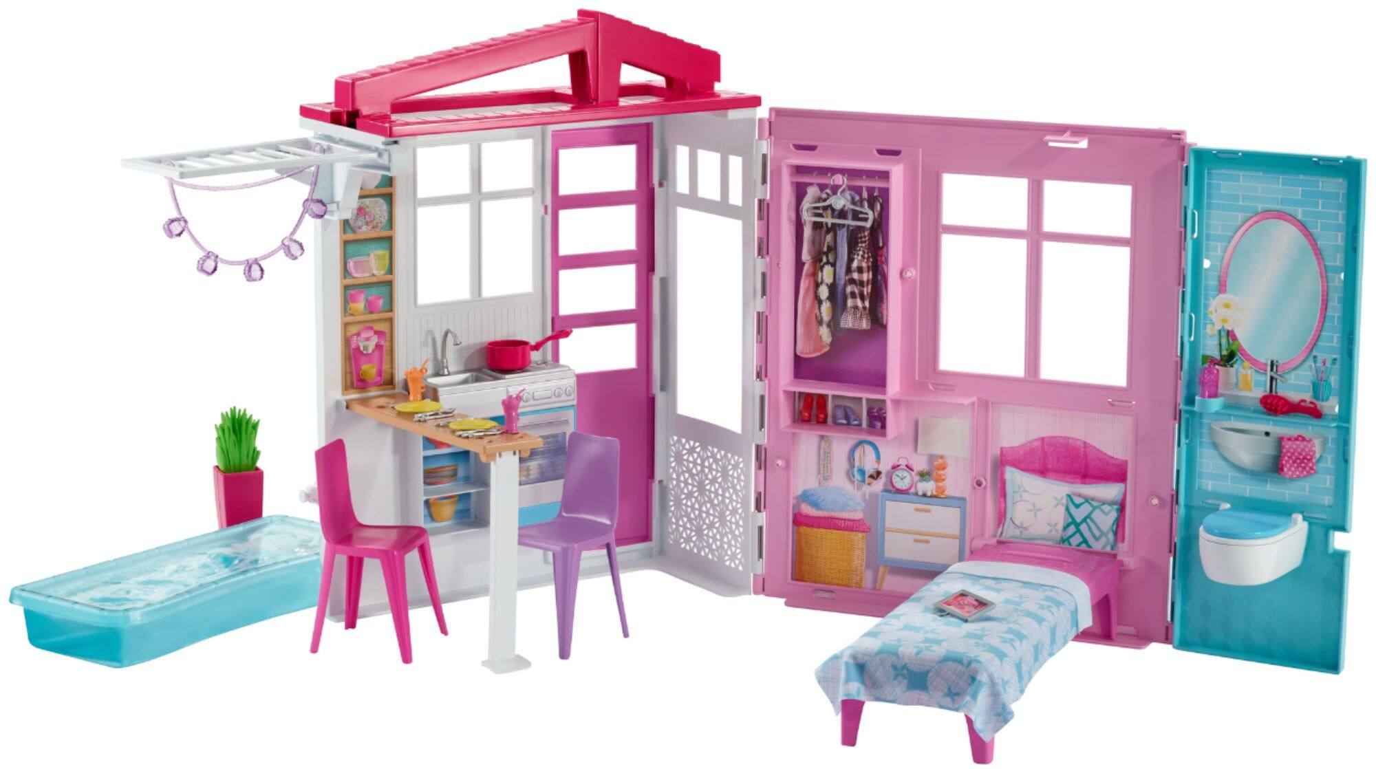 barbie doll house that talks