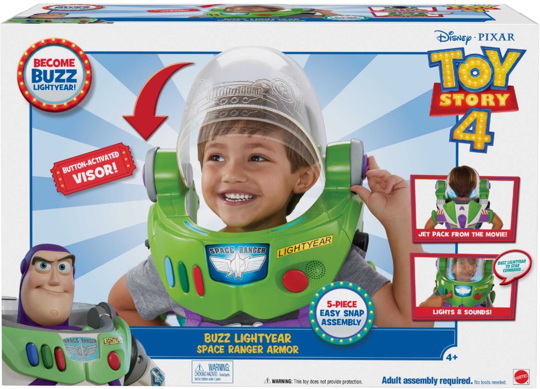 Questions and Answers: Toy Story 4 Buzz Lightyear Space Ranger Armor ...