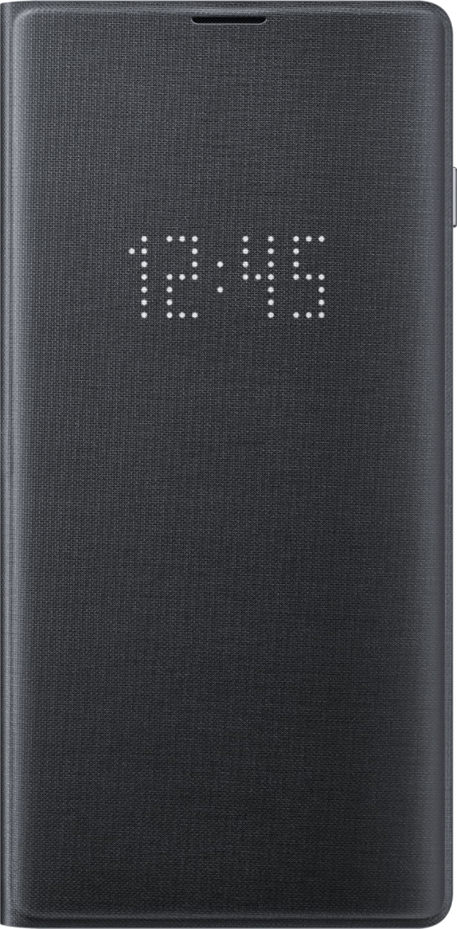 Vanvid privat På daglig basis Best Buy: LED Wallet Cover Case for Samsung Galaxy S10 Black EF-NG973PBEGUS