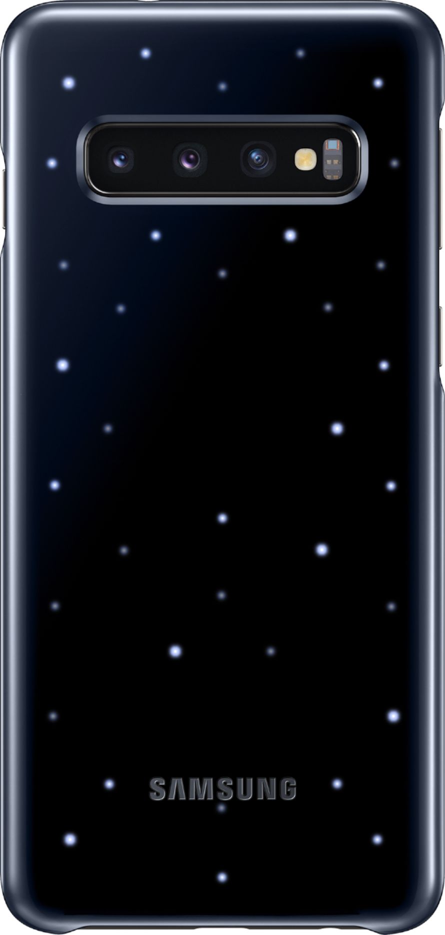 Afslut gen Awaken LED Back Cover Case for Samsung Galaxy S10 Black EF-KG973CBEGUS - Best Buy