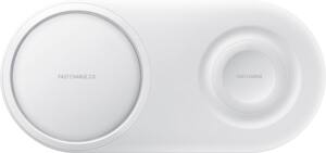 Samsung - Duo 12W Qi Certified Fast Charge Wireless Charging Pad - White - Front_Zoom