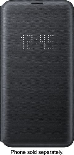 LED Wallet Cover Case for Samsung Galaxy S10e - Black