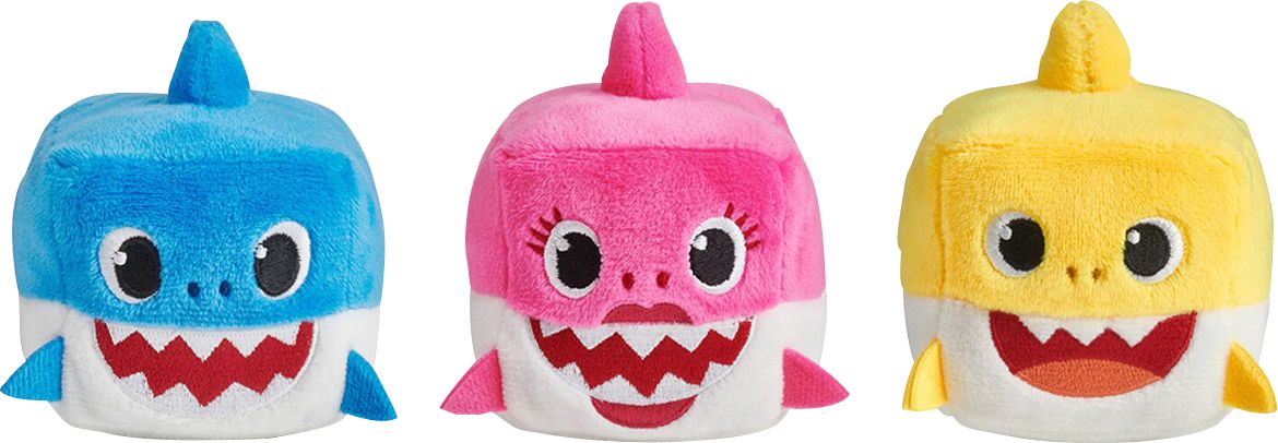 WowWee Pinkfong Baby Shark Singing Plush Official Song Cube Toy Mommy Pink for sale online